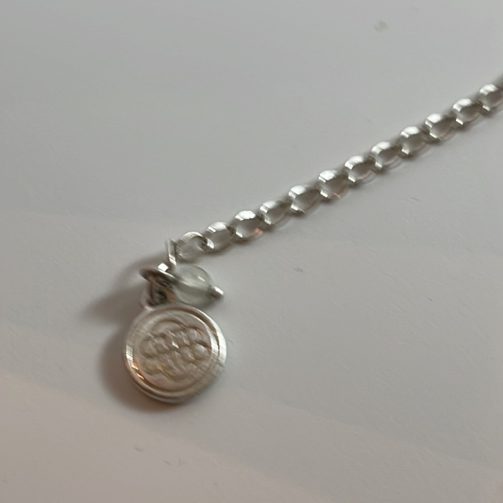 Baskin Brothers Silver Tone Chain Black Sphere Rhinestones Necklace w/ earrings - Picture 9 of 14